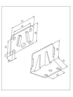 ÁGYVASALAT 3892.0000.30 KÖZÉPSŐ PÁR SÁRGA