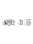 FDS DUPLAFALÚ FÉM FIÓKOLDAL FDS-CLASSIC N 500mm H69 40kg FEHÉR