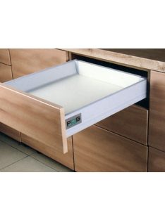   FDS DUPLAFALÚ FÉM FIÓKOLDAL FDS-DF PO-S A PUSH OPEN SZINKR 450mm, 40kg SZÜRKE