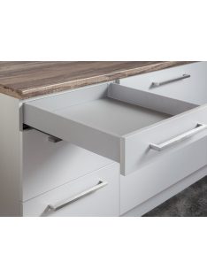 SLIM DUPLAFALÚ FIÓKOLDAL DF-A 550mm FEHÉR