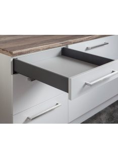 SLIM DUPLAFALÚ FIÓKOLDAL DF-A 450mm ANTRACIT