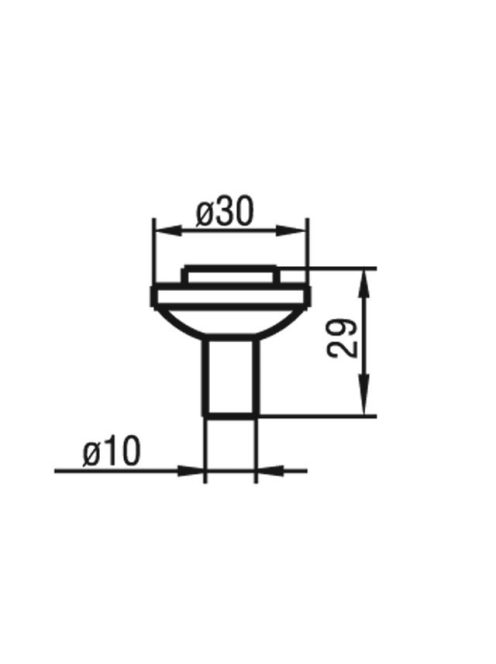 BÚTORFOGANTYÚ 1209-30 ÁTM: 30 mm ANTIKOLT EZÜST