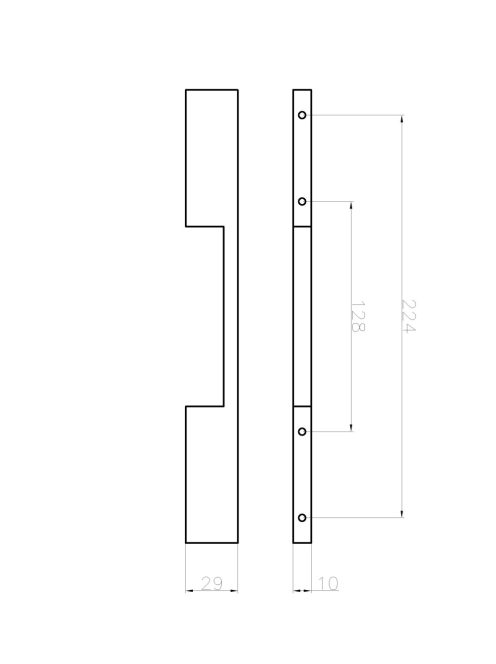 BÚTORFOGANTYÚ 2110-252 ZN1 128/224 KRÓM