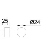 BÚTORFOGANTYÚ 2464-24 ZN27 ACÉL