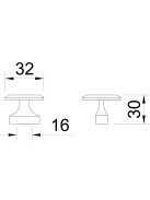 BÚTORFOGANTYÚ 2439-32ZN1 KRÓM