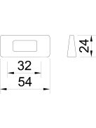 BÚTORFOGANTYÚ 2394-54 ZN79 ANTIKOLT RÉZ