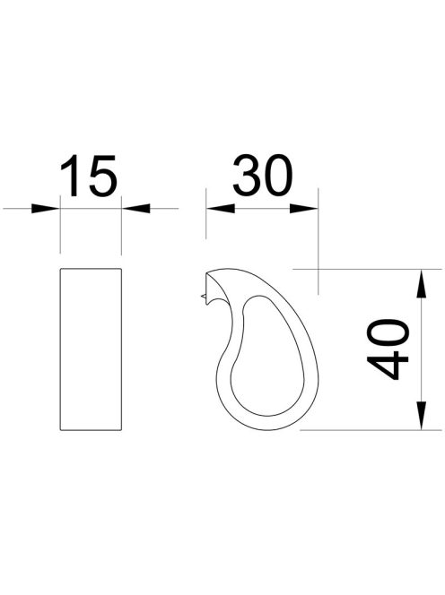 BÚTORFOGANTYÚ 2501-45 ZN21 NIKKEL