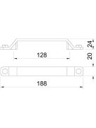 BÚTORFOGANTYÚ 8308-188 I 128mm ANTIK BRONZ