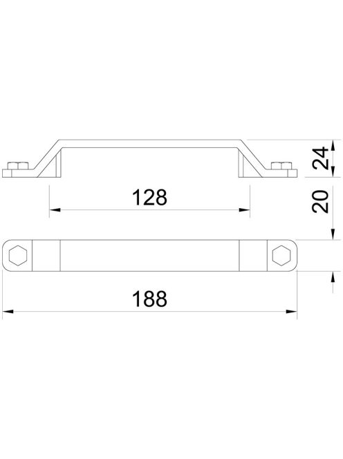 BÚTORFOGANTYÚ 8308-188 I 128mm ANTIK BRONZ