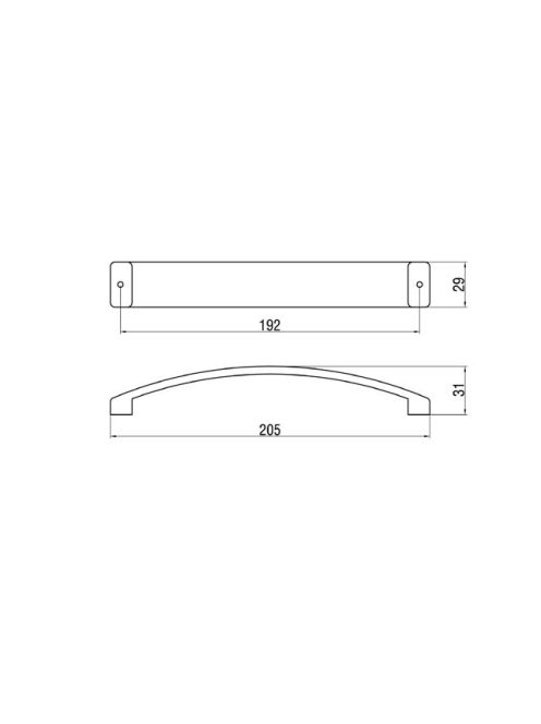 BÚTORFOGANTYÚ C303A/11 192 GALVANIZÁLT NIKKEL