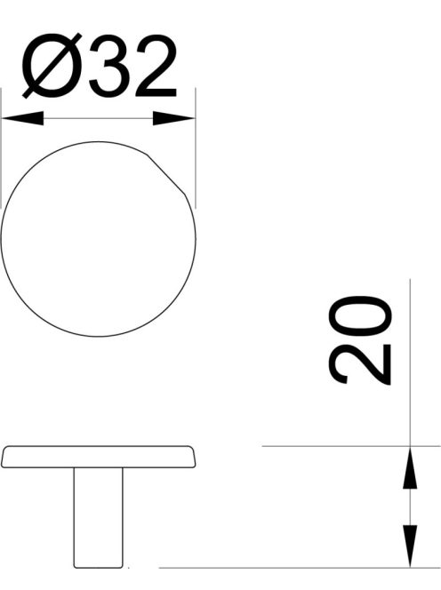 BÚTORFOGANTYÚ 2054/23 32 ANTIKOLT BRONZ