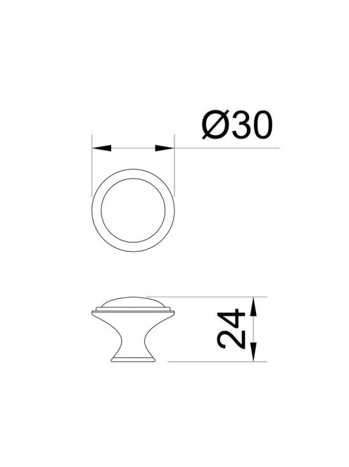 BÚTORFOGANTYÚ P88.01.G6.B1G . COUNTRY BRONZ-BARNA VIRÁG