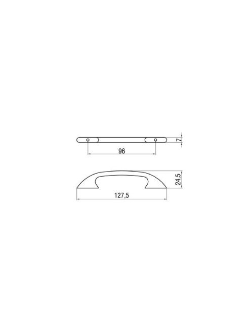 BÚTORFOGANTYÚ T223-96 96 KRÓM