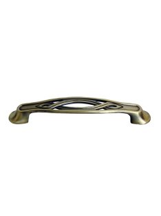 BÚTORFOGANTYÚ E044-128 128 FÉNYES ANTIKOLT BRONZ