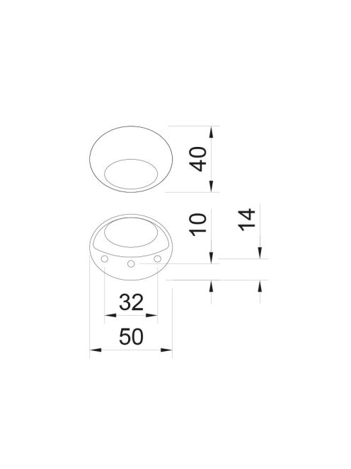 BÚTORFOGANTYÚ E103-32 MM FÉNYES FEKETE NIKKEL