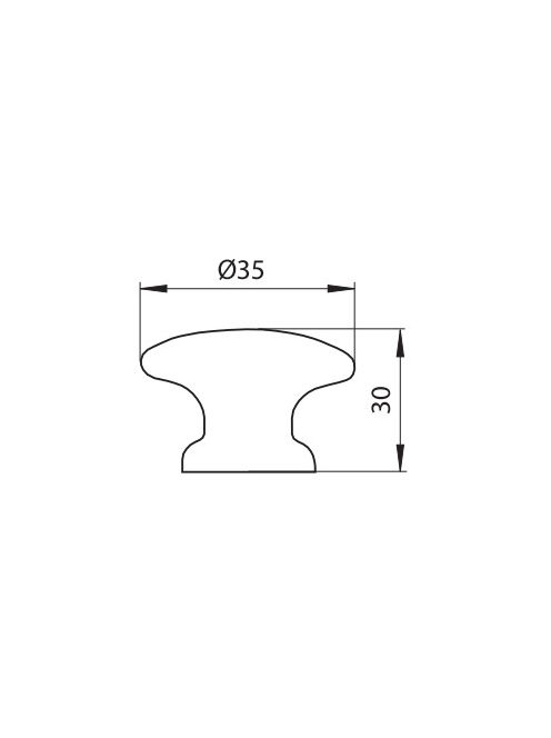 BÚTORFOGANTYÚ S 579-35 GOMB OLASZ ALMA