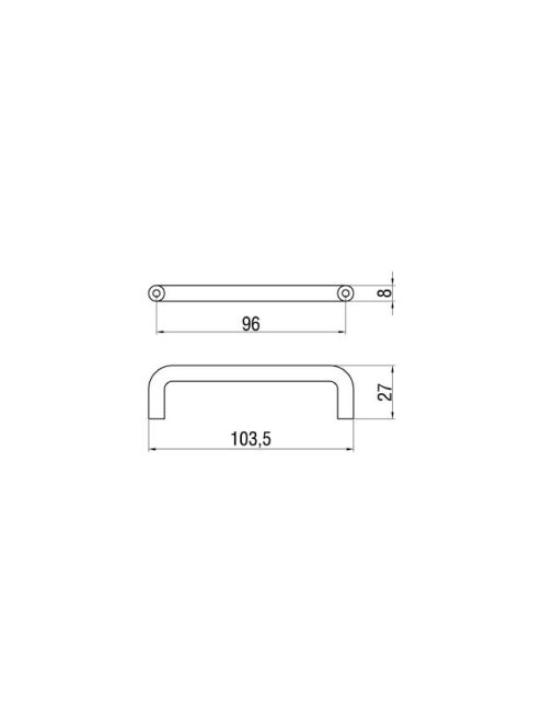 BÚTORFOGANTYÚ G 1008-96 96 KRÓM