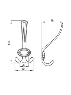 FOGAS 1096 32 ANTIKOLT BRONZ