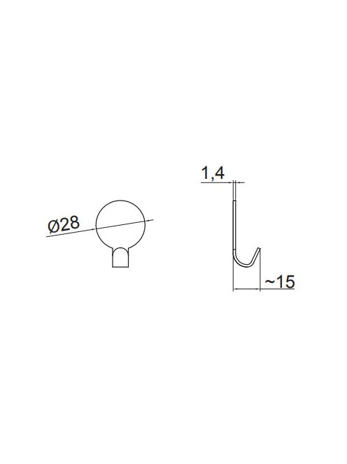 FOGAS 2322/N1KV1S . ACÉL. ÖNTAPADÓS