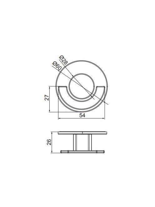 FOGAS 2332/ZN1KV1S . KRÓM, ÖNTAPADÓS