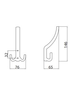 FOGAS E1008 32 ANTIKOLT BRONZ