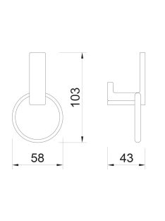 FOGAS E1035 FEKETE