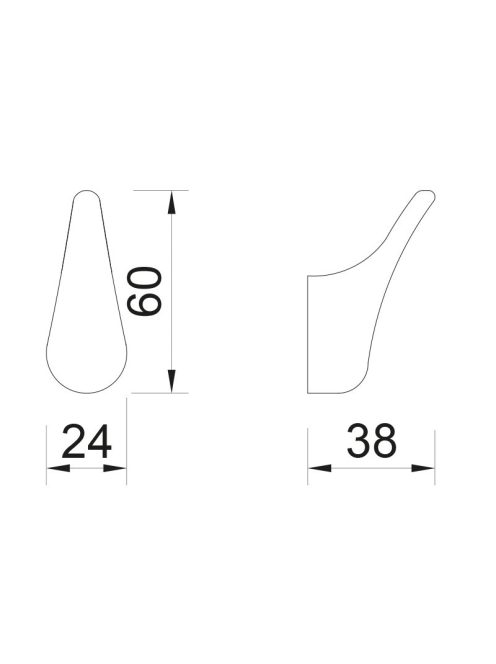 FOGAS E1036 FEKETE