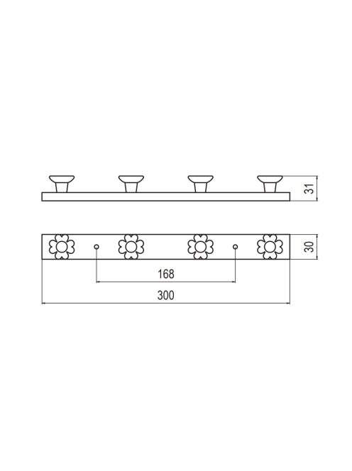 FOGASSOR 8161 168 KÉK