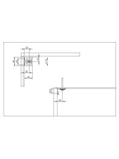 SZEKRÉNY FÜGGESZTŐ 48104 50X35,2X7 mm FEHÉR
