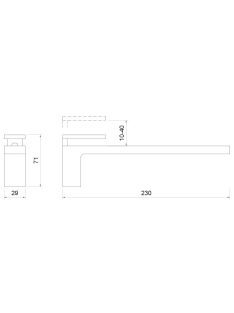   POLCTARTÓ ART RM30A ÁLLÍTHATÓ 29x71x230 mm ANTRACIT SZÜRKE