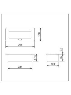   IRODABÚTOR TARTOZÉKOK KONNEKTOR ELOSZTÓ MODULBOX II - 3 DB 230 V-OS DUGALJJAL MATT FEKETE