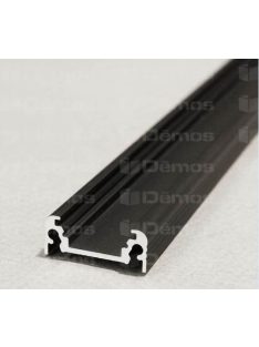 LED profil Surface, fekete, 2m
