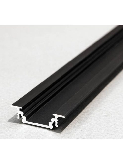 LED profil Groove 10, fekete, 3m