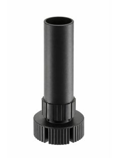   Állítható műanyag bútorláb 100 mm-es, szétszedhető, fekete színű, állíthatóság 95-115 mm között