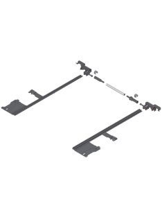  Legrabox fiókrendszerekhez oldalstabilizátor és szinkronizáló 450-650 mm-es fiókmélységhez