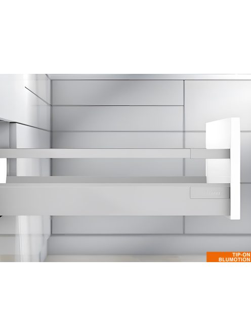 Blum tandembox antaro C 270 Tip-on Blumotion szürke frontkihúzásos magasító korlátos fiókrendszer garnitúra 0-10 kg összsúly
