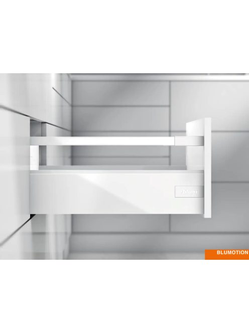 Blum tandembox antaro D - K 300 Blumotion selyemfehér frontkihúzásos 30 kg magasító korlátos fiókrendszer garnitúra