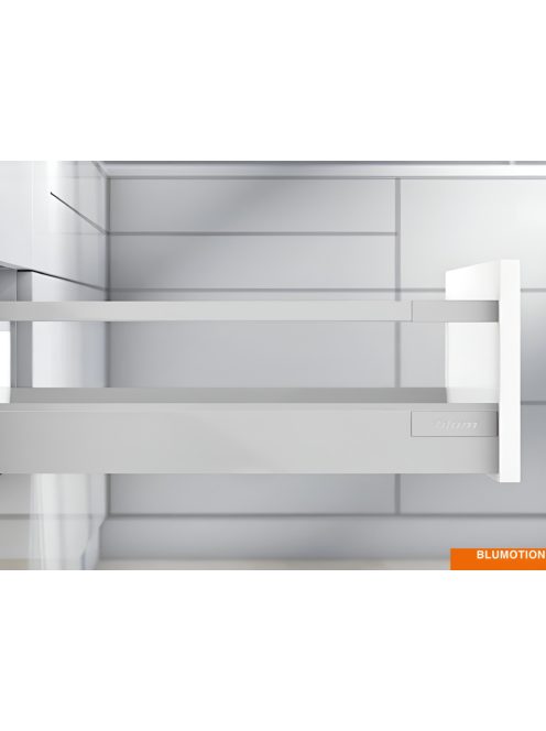 Blum tandembox antaro D - M 350 Blumotion szürke frontkihúzásos 30 kg magasító korlátos fiókrendszer garnitúra