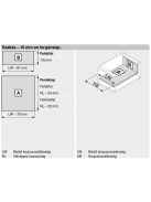 Blum tandembox antaro K 450 Blumotion szürke frontkihúzásos 30 kg telioldalas fiókrendszer garnitúra