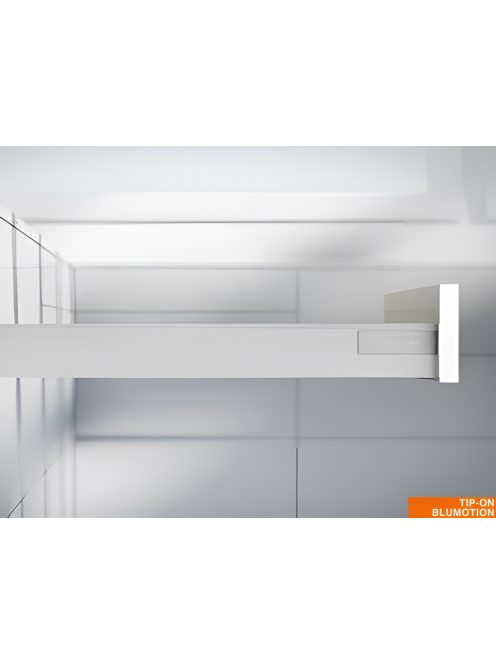 Blum tandembox antaro N 400 Tip-on Blumotion szürke frontkihúzásos telioldalas fiókrendszer garnitúra 15-30 kg összsúly