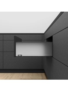   Legrabox pure C 270 Blumotion rozsdamentes ujjlenyomatálló acél frontkihúzásos 40 kg fiókrendszer garnitúra