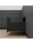 Legrabox pure F 500 Blumotion karbonfekete frontkihúzásos 70 kg fiókrendszer garnitúra