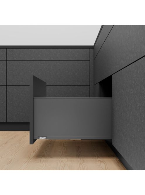 Legrabox pure F 500 Blumotion orionszürke frontkihúzásos 40 kg fiókrendszer garnitúra