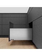 Legrabox pure F 450 Blumotion rozsdamentes ujjlenyomatálló acél frontkihúzásos 70 kg fiókrendszer garnitúra