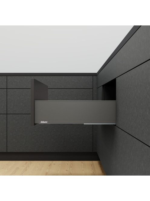 Legrabox pure K 350 Blumotion orionszürke frontkihúzásos 40 kg fiókrendszer garnitúra