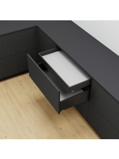   Legrabox pure M 600 Blumotion karbonfekete belső 40 kg fiókrendszer garnitúra