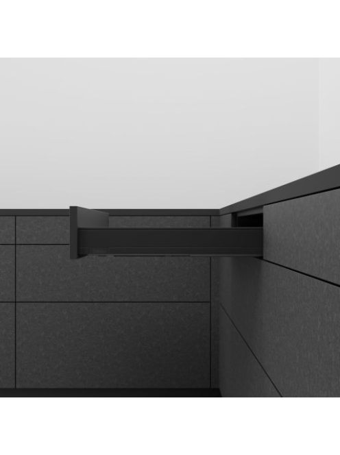 Legrabox pure N 500 Blumotion karbonfekete frontkihúzásos 40 kg fiókrendszer garnitúra