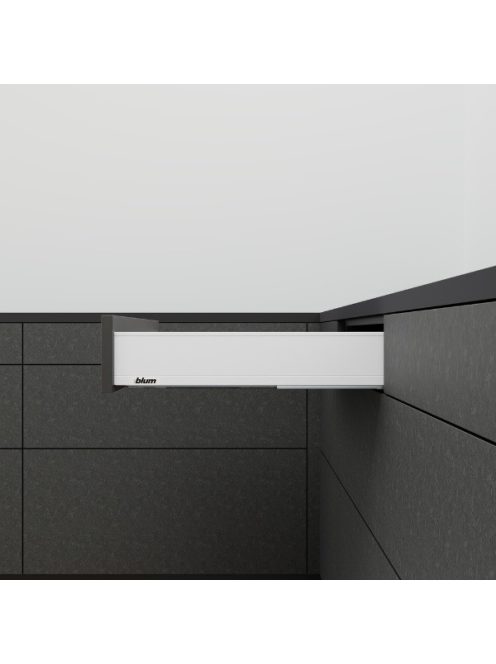 Legrabox pure N 550 Blumotion selyemfehér frontkihúzásos 40 kg fiókrendszer garnitúra