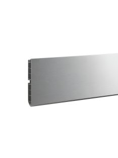   Lábazati előlap 100-as, alu szálcsiszolt matt, 4000 mm hosszúságú 